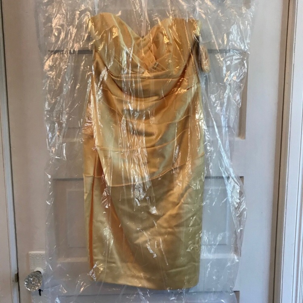 Davids Bridal Satin Dress NWT DB5 - Picture 6 of 8